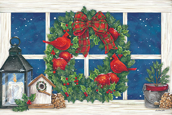 ART1111A - Pomegranate Christmas Wreath - 18x12 For Discount